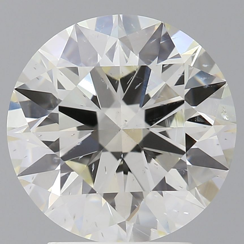 3.19 carat K-SI2 Excellent cut Natūralus Round Deimantas (1)