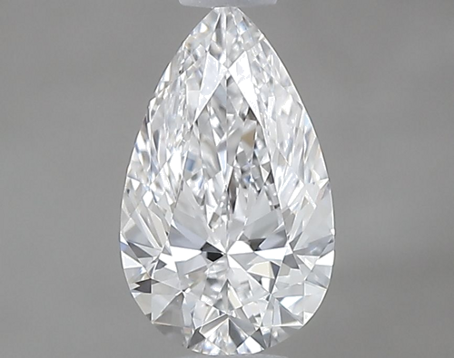 0.5 carat D-VVS1 Natūralus Pear Deimantas (1)