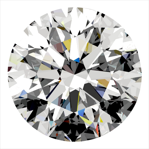 0.3 carat F-VS2 Very Good cut Natūralus Round Deimantas (1)