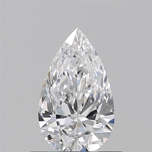 0.52 carat D-VVS2 Natūralus Pear Deimantas (1)
