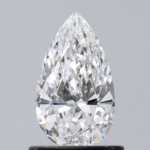 0.7 carat E-SI1 Natūralus Pear Deimantas (1)