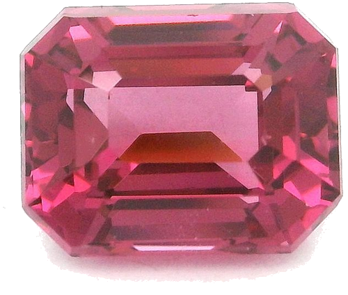 2.17 carat PINK STEP cut Octagonal Garnet (1)