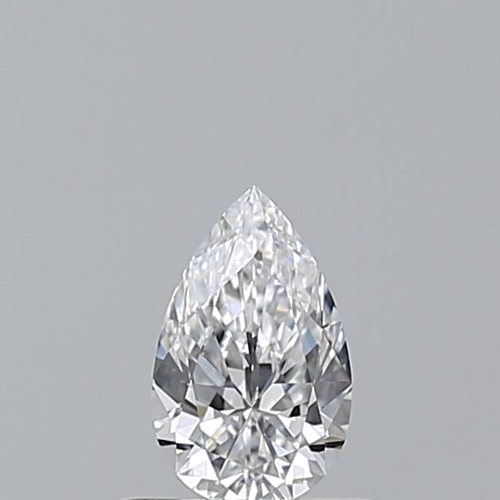 0.51 carat D-VVS2 Natūralus Pear Deimantas (1)