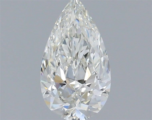 0.6 carat I-VVS2 Natūralus Pear Deimantas (1)