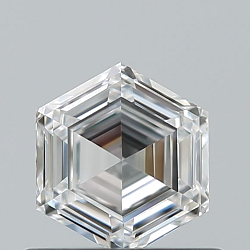 0.5 carat D-VVS2 Natūralus Hexagonal Deimantas (1)