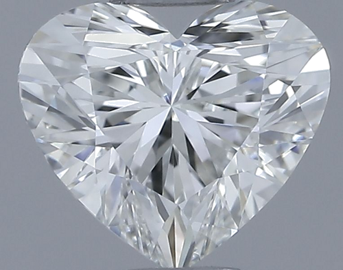 0.61 carat H-VVS1 Natūralus Heart Deimantas (1)
