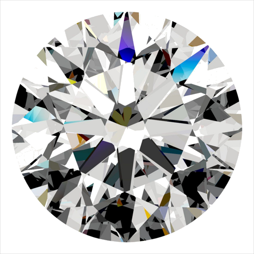 0.3 carat H-VS2 Excellent cut Natūralus Round Deimantas (1)
