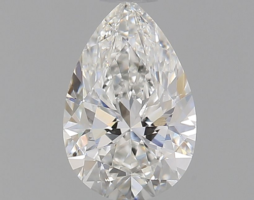 0.51 carat F-VS2 Natūralus Pear Deimantas (1)