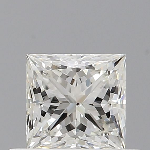 0.52 carat I-SI1 Natūralus Princess Deimantas (1)
