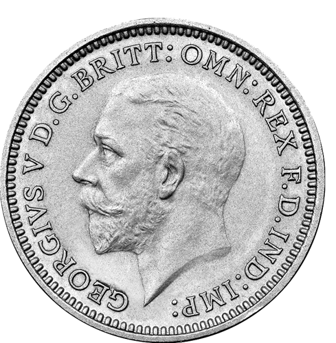 3 Pence George V (1927-1936) Great Britain Silver Coin (1)