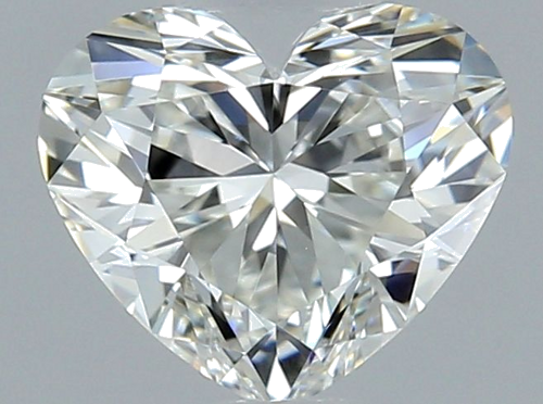0.72 carat I-VS1 Natūralus Heart Deimantas (1)