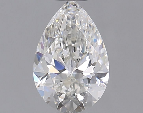 0.72 carat H-VVS2 Natūralus Pear Deimantas (1)