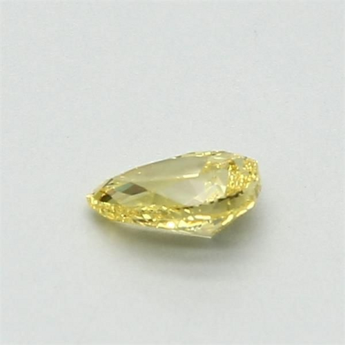 0.4 carat Fancy Vivid Yellow-VS2 Natūralus Pear Deimantas (1)