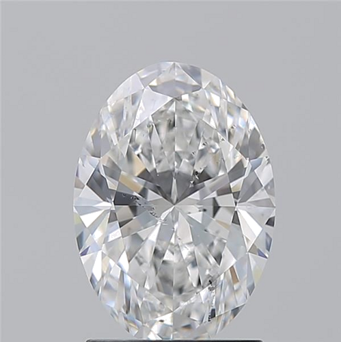 1.71 carat F-SI1 Natūralus Oval Deimantas (1)