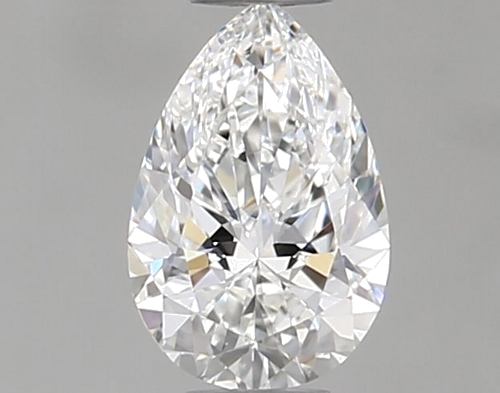 0.33 carat F-VVS1 Natūralus Pear Deimantas (1)