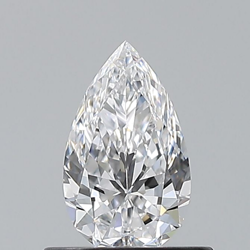 0.52 carat D-FL Natūralus Pear Deimantas (1)