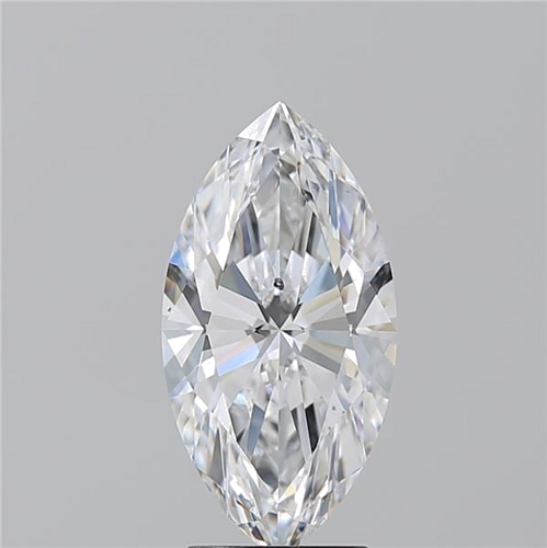 3.2 carat D-SI2 Natūralus Marquise Deimantas (1)