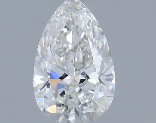 0.37 carat F-IF Natūralus Pear Deimantas (1)