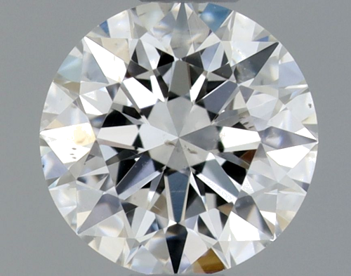0.46 carat F-SI2 Excellent cut Natūralus Round Deimantas (1)