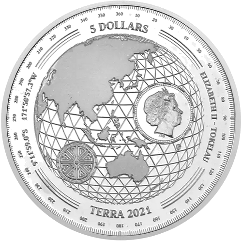 1 oz Terra 2021 Tokelau sudraba monēta (1)