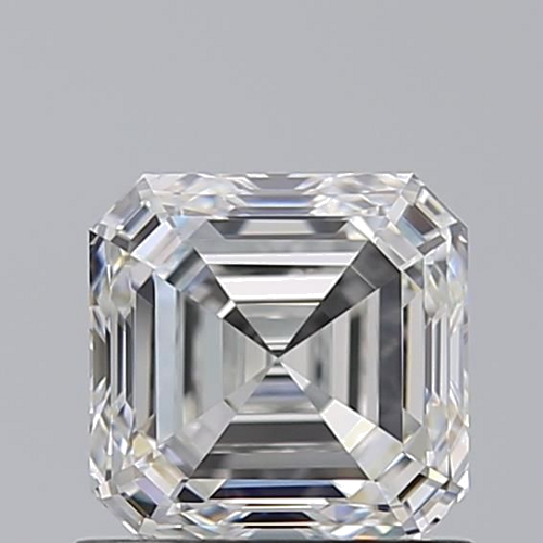 1.02 carat G-VVS1 Natūralus Asscher Deimantas (1)
