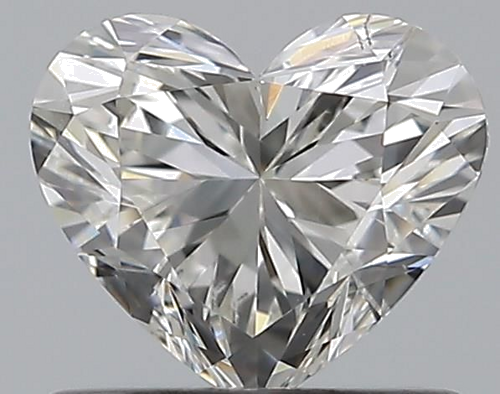 0.62 carat H-SI1 Natūralus Heart Deimantas (1)