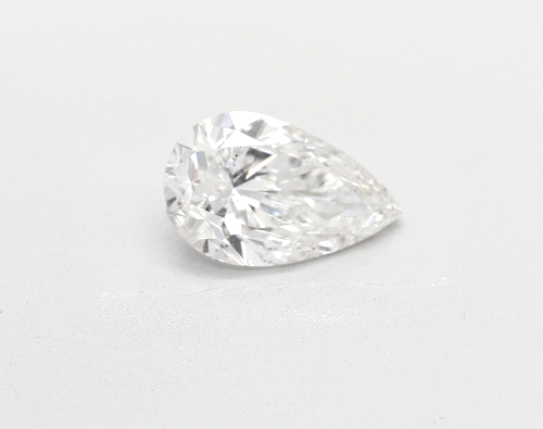2.0 carat H-SI2 Natūralus Pear Deimantas (1)