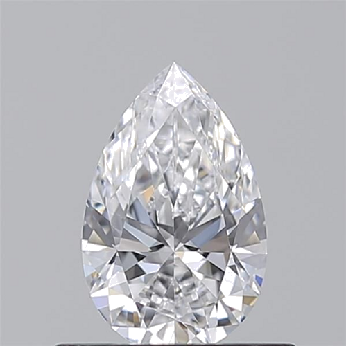 0.51 carat D-VVS2 Natūralus Pear Deimantas (1)