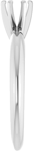 Sužadėtuvių Žiedas „Solitaire“ 14k white gold Round 4.1mm (4)