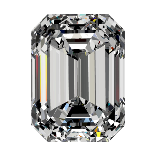 0.42 carat D-VVS1 Natūralus Emerald Deimantas (1)