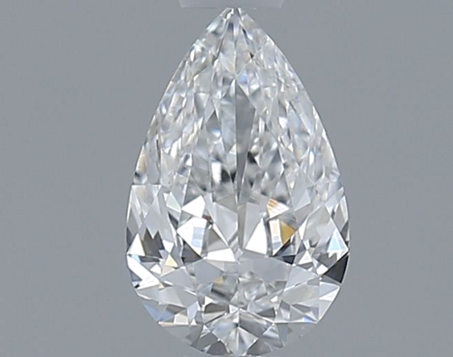 0.6 carat E-VS1 Natūralus Pear Deimantas (1)