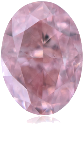 0.35 carat Fancy Orangey Pink-VS1 Natūralus Oval Deimantas (1)