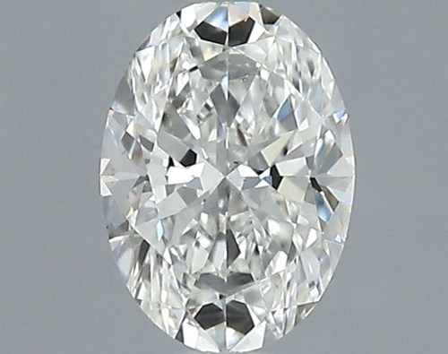 0.5 carat H-SI1 Natūralus Oval Deimantas (1)
