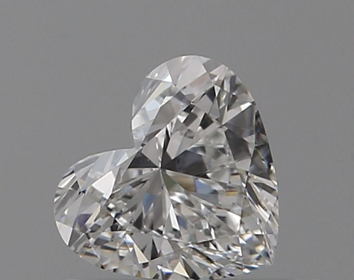 0.5 carat E-VVS2 Natūralus Heart Deimantas (1)