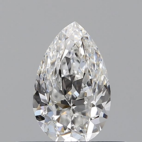 0.4 carat F-VS2 Natūralus Pear Deimantas (1)