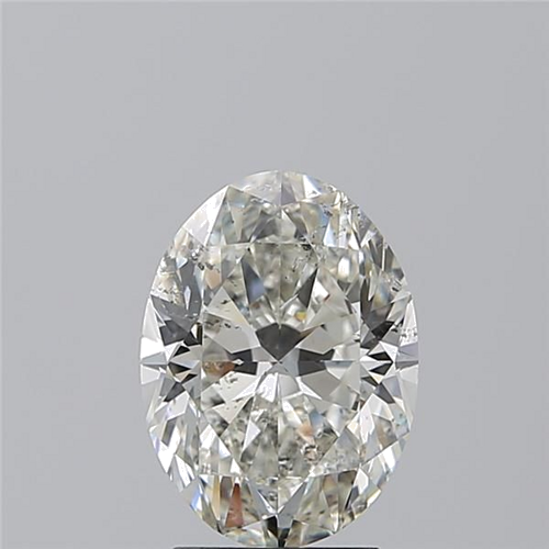 3.01 carat I-SI2 Natūralus Oval Deimantas (1)