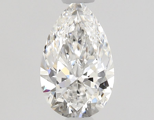 0.61 carat E-VVS1 Natūralus Pear Deimantas (1)