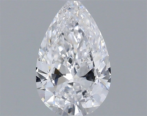 0.5 carat D-SI1 Natūralus Pear Deimantas (1)