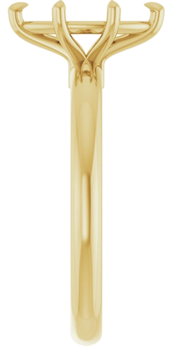 Sužadėtuvių Žiedas „Claw-Prong Euro Shank“ 10k yellow gold Marquise 10mm x 5mm (4)