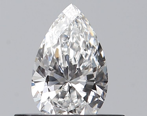 0.37 carat F-VVS2 Natūralus Pear Deimantas (1)