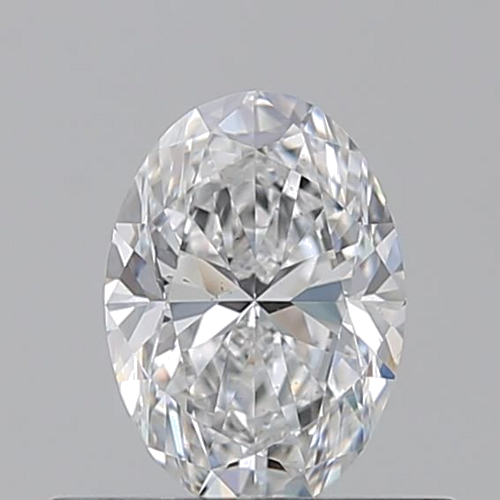0.5 carat D-VS2 Natūralus Oval Deimantas (1)