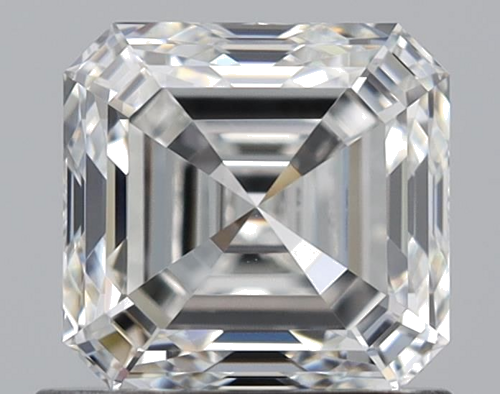 1.0 carat F-VVS1 Natūralus Asscher Deimantas (1)