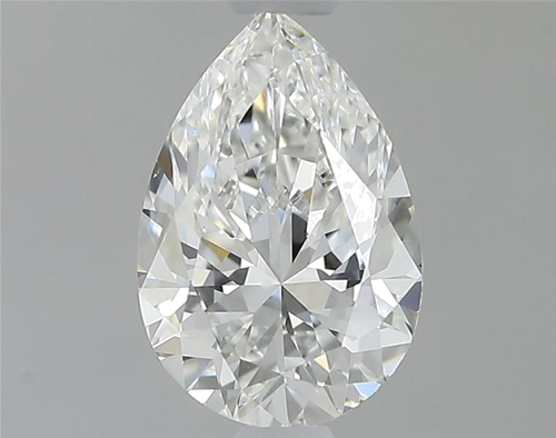 0.7 carat F-VS1 Natūralus Pear Deimantas (1)