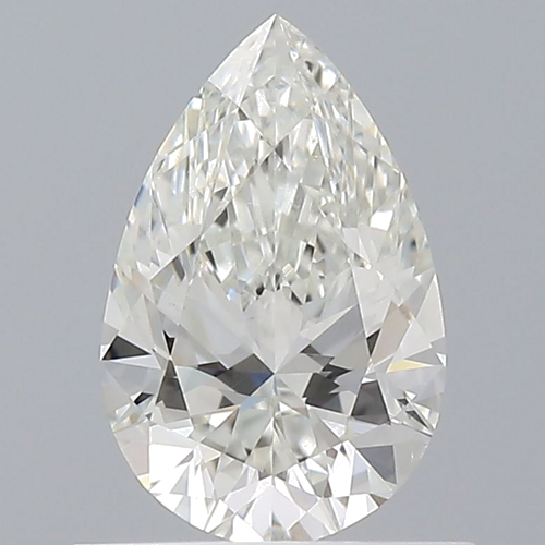 0.63 carat H-SI1 Natūralus Pear Deimantas (1)