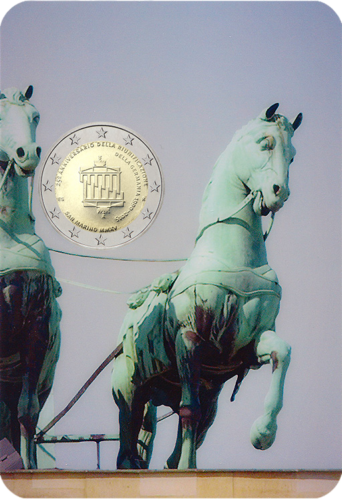 2015 Sanmarīno Vācijas atkalapvienošanās 2 eiro monēta (2)