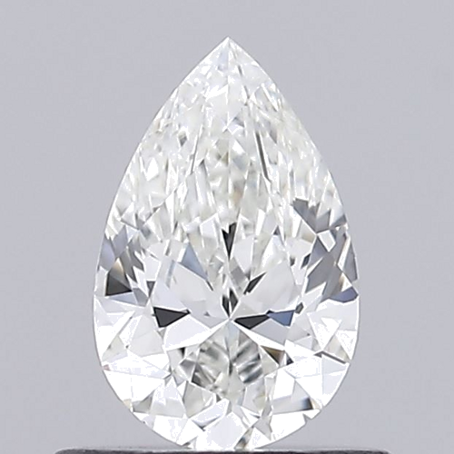 0.57 carat H-VS2 Natūralus Pear Deimantas (1)