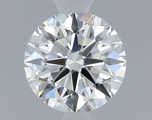 0.53 carat F-VVS2 Excellent cut Natūralus Round Deimantas (1)