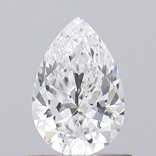 0.62 carat F-VVS2 Natūralus Pear Deimantas (1)