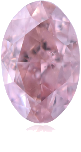 0.36 carat Fancy Orangey Pink-SI2 Natūralus Oval Deimantas (1)