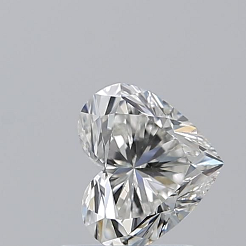 0.9 carat G-VS2 Natūralus Heart Deimantas (1)
